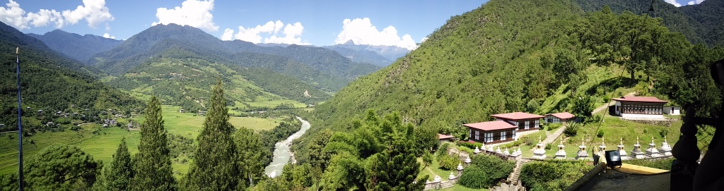 Greenny scene you can see anywhere in Bhutan
